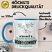 Rodeo-Cowboy Geschenk Tasse So Gut Kann Nur Ein Rodeo-Cowboy Aussehen Geschenkidee Kaffee-Becher Blau Trendation