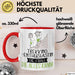 Trekking-Enthusiastin Geschenk Tasse Becher Die Frau Die Allen Kann Geschenkidee für eine Trekking-Enthusiastin Lustig Rot Trendation