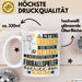 Fußballspieler Geschenk Tasse Lustiger Spruch Erheben Sie Sich Der Fußballspieler Betritt den Raum Weiß Trendation