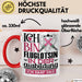 Fluglotsin Ausbildung Start Geschenk Tasse Ich Bin Fluglotsin In Der Ausbildung Ich Darf Das Kaffee-Becher Geschenkidee Rot Trendation