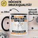 Basketballspieler Tasse Geschenk für Basketballspieler Geburtstag Lustiger Spruch Kaffee-Becher Was Ist Deine Superkraft Schwarz Trendation