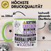 Baseballspieler Geschenk Tasse Lustiger Spruch Erheben Sie Sich Der Baseballspieler Betritt den Raum Grün Trendation