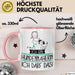 Geschenk für Hundennäherin Tasse Lustige Geschenkidee Geburtstag Ich Bin Hundennäherin Ich Darf Das Rosa Trendation