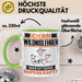 Wildnislehrer Tasse Geschenk für Wildnislehrer Geburtstag Lustiger Spruch Kaffee-Becher Was Ist Deine Superkraft Grün Trendation