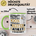 Athlet Geschenk Lustiger Spruch für Athlet Geschenkidee Bester Athlet Der Welt Grün Trendation