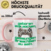 Humor Tasse Gamer – Geboren zum Zocken, gezwungen erwachsen zu sein – Lustiger Kaffee-Becher Geschenk für Gamer & Zocker Rosa Trendation