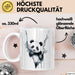 Panda Tierliebhaber Tasse Geschenk Lustige Geschenkidee Spruch Weiß Trendation