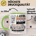 Musikstudentin Tasse Geschenk Lustiger Spruch Bitte Erheben Sie Sich Seine Majestät Die Musikstudentin Betritt Den Raum Grün Trendation