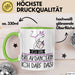 Geschenk für Breakdancerin Tasse Lustige Geschenkidee Geburtstag Ich Bin Breakdancerin Ich Darf Das Grün Trendation