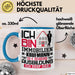 Immobilienkaufmann Ausbildung Tasse Geschenk Ich Bin Immobilienkaufmann In Der Ausbildung Ich Darf Das Geschenkidee Spruch Blau Trendation