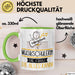 Musikschülerin Geschenk Tasse Becher Die Frau Die Allen Kann Geschenkidee für eine Musikschülerin Lustig Grün Trendation