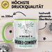Rodeo-Cowboy Geschenk Tasse So Gut Kann Nur Ein Rodeo-Cowboy Aussehen Geschenkidee Kaffee-Becher Grün Trendation