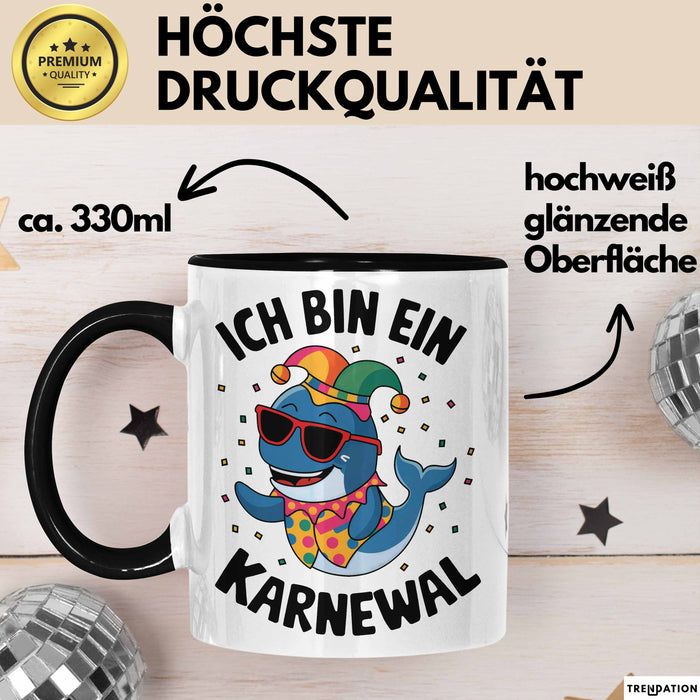 Kölner Karneval Tasse Geschenk Ich bin Karneval Fan Trendation
