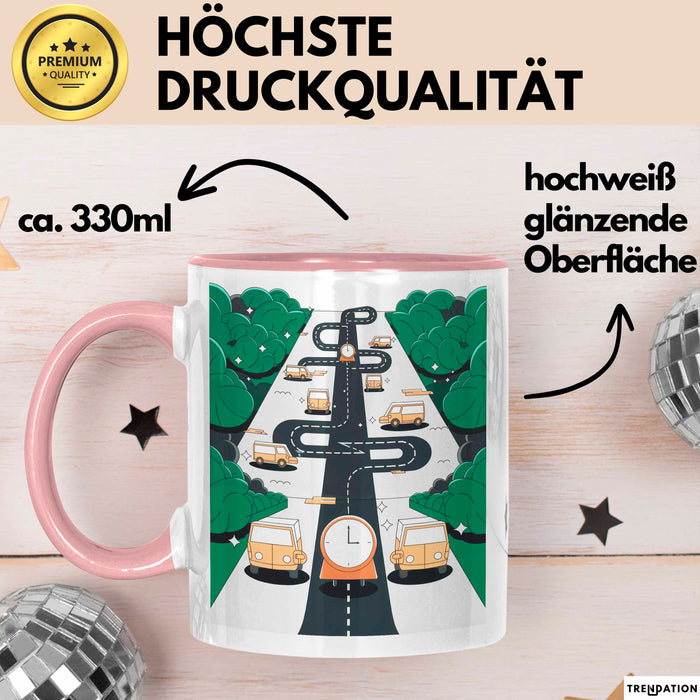 Logistik Manager Tasse Geschenk Lustige Geschenkidee Spruch Für Operations Planer Rosa Trendation