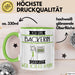 Bäckerin Tasse Geschenk Ich Bin Bäckerin Warum Weil Ich Es Kann Geschenkidee Geburtstag Grün Trendation