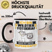 Wildtierfotograf Tasse Geschenk für Wildtierfotograf Geburtstag Lustiger Spruch Kaffee-Becher Was Ist Deine Superkraft Schwarz Trendation