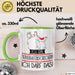 Geschenk für Tierverhaltensforscherin Tasse Lustige Geschenkidee Geburtstag Ich Bin Tierverhaltensforscherin Ich Darf Das Grün Trendation