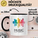 DJ Musik Equalizer EDM Party Tasse Geschenk Lustige Geschenkidee Spruch Musik Ist Meine Therapie Schwarz Trendation
