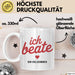 Beate Tasse Geschenk Ich Bin Vollkommen Beate Geschenkidee Geburtstag Weiß Trendation