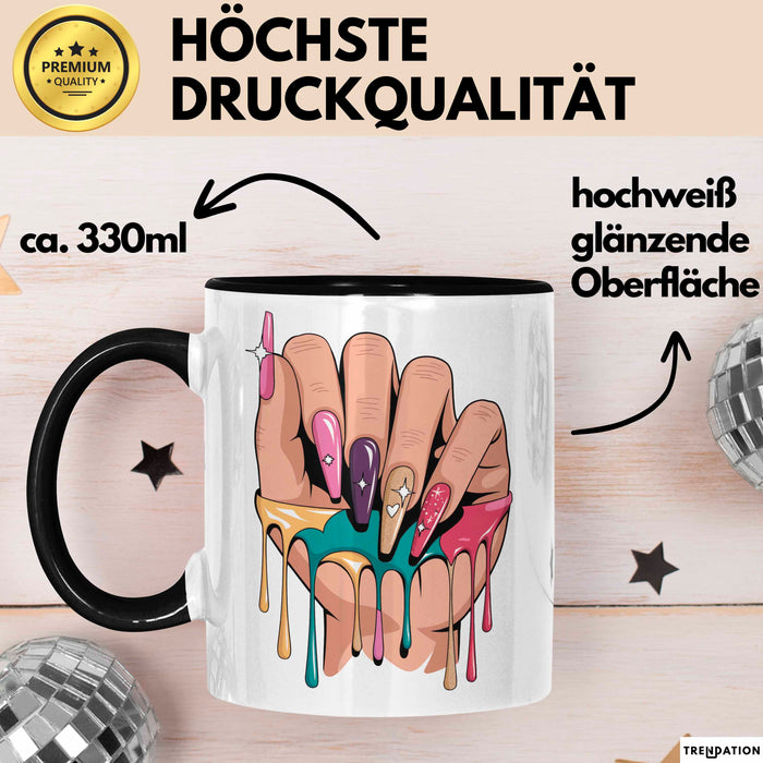 Nageltechniker Tasse Geschenkidee für Mani Profi Trendation