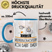 Geschenk für Wildtierbeobachterin Tasse Lustige Geschenkidee Geburtstag Ich Bin Wildtierbeobachterin Ich Darf Das Blau Trendation