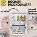 Reitsportlerin Tasse Geschenk Lustig Abstand Halten Hochleistungs-Reitsportlerin Mit Drang Zur Perfektion Bei Der Arbeit Rosa Trendation
