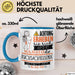Rucksackreisende Tasse Geschenk Lustiger Spruch Bitte Erheben Sie Sich Seine Majestät Die Rucksackreisende Betritt Den Raum Blau Trendation