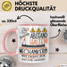 Mechanikerin Tasse Geschenk Lustig Abstand Halten Hochleistungs-Mechanikerin Mit Drang Zur Perfektion Bei Der Arbeit Rosa Trendation