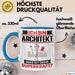 Architekt Tasse Geschenk für Architekt Geburtstag Lustiger Spruch Kaffee-Becher Was Ist Deine Superkraft Blau Trendation