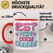 25er Geburtstag Geschenk Männer Frauen 25 Nein Doch Ohhhh Lustiger Spruch Geschenkidee Kaffee-Becher Rot Trendation