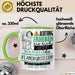 Klangkünstlerin Tasse Geschenk Lustiger Spruch Bitte Erheben Sie Sich Seine Majestät Die Klangkünstlerin Betritt Den Raum Grün Trendation