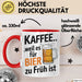 Kaffee Tasse Geschenk Kaffee Weil Es Fuer Bier Zu Frueh Ist Geschenkidee Lustig Rot Trendation