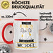 Model Tasse Geschenk Becher Stark Attraktiv Furchtlos Model Lustige Geschenkidee Rot Trendation