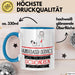 Hundegassi-Service Weil Es Keinen Schöneren Beruf Gibt Tasse Geschenk für Eine Hundegassi-Service Lustig Blau Trendation