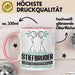 Stiefbruder Geschenk Tasse Ich Bin Stiefbruder Aber Sag Doch Einfach Superheld Lustige Geschenkdiee für Stiefbruder Kaffee-Becher Rosa Trendation