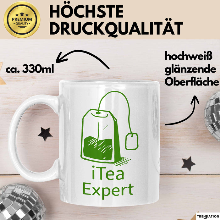 IT Techniker Ingenieur Tasse Geschenk Lustige Geschenkidee Spruch Itea Expert Weiß Trendation