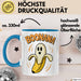 Banane Halloween Feier Tasse Geschenk Lustige Geschenkidee Spruch Boonana Blau Trendation