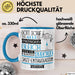 Jazz-Enthusiastin Geschenk Becher Tasse Gott Schuf Alle Menschen Gleich Nur Die Besten Durfeten Jazz-Enthusiastin Werden Geschenkidee Lustig Blau Trendation