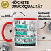 Rockmusikerin Tasse Geschenk Spruch Wer Will Schon Prinzessin Sein Wenn Man Auch Rockmusikerin Sein Kann Rot Trendation