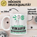 Verkäufer Geschenk Tasse Ich Bin Verkäufer Aber Sag Doch Einfach Superheld Lustige Geschenkdiee für Verkäufer Kaffee-Becher Weiß Trendation