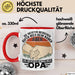 Opa Tasse Geschenk Bester Opa Geschenkidee Kaffee-Becher Geburtstag Die Meisten Menschen Rufen Mich Beim Namen Aber Die Wichtigsten Nennen Mich Opa Kaffee-Becher Rot Trendation
