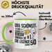 50. Geburtstag Tasse Geschenk Der Schönste Der Schnellste Spermium 50Er Geburtstag Mann Vater Papa Grün Trendation