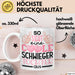 Schwiegertochter Tasse Geschenk Spruch So Sieht Eine Coole Schwiegertochter Aus Becher Weiß Trendation