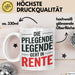 Krankenschwester Pflege Betreuung Tasse Geschenk Lustige Geschenkidee Spruch Die Pflegende Legende Geht In Rente Weiß Trendation