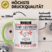 Trampolinspringerin Tasse Geschenk Ich Bin Trampolinspringerin Warum Weil Ich Es Kann Geschenkidee Geburtstag Grün Trendation