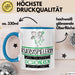 Rugbyspielerin Weil Es Keinen Schöneren Beruf Gibt Tasse Geschenk für Eine Rugbyspielerin Lustig Blau Trendation