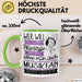Musikfan Tasse Geschenk Spruch Wer Will Schon Prinzessin Sein Wenn Man Auch Musikfan Sein Kann Grün Trendation