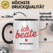 Beate Tasse Geschenk Ich Bin Vollkommen Beate Geschenkidee Geburtstag Schwarz Trendation