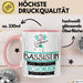 Bassistin Weil Es Keinen Schöneren Beruf Gibt Tasse Geschenk für Eine Bassistin Lustig Rosa Trendation