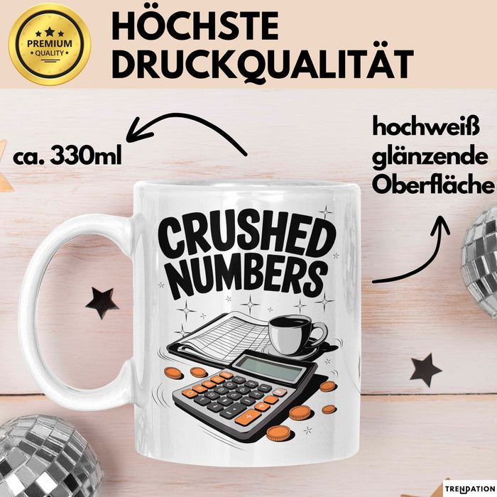 Buchhalter Tasse Geschenk Lustige Geschenkidee Spruch Für Zahlen Jongleure Weiß Trendation
